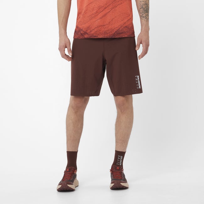 Shorts Salomon Salomon S/Lab Ultra 2-in-1 Shorts Brun | LC2448500, 0