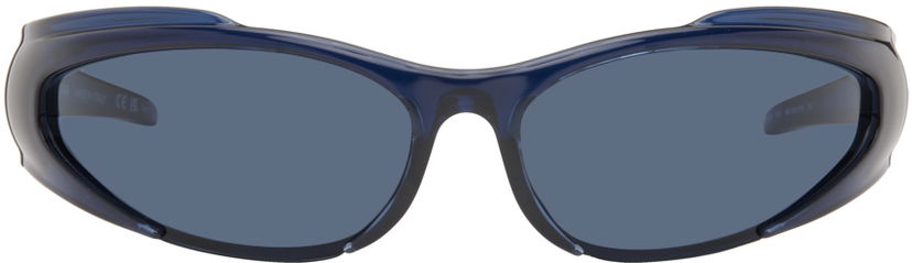 Solglasögon Balenciaga Blue Reverse Xpander Svart | BB0253S-003