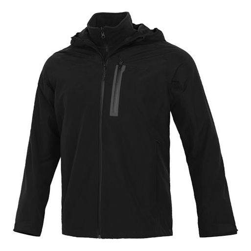 Regnrock adidas Originals 3-in-1 Hooded Outdoor Sports Jacket Svart | GF0019