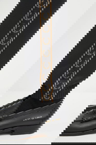 Träningsbyxor Fred Perry Fred Perry Taped Track Pants Svart | T5507, 3