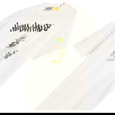 T-shirt Human Made Human Made Polo Duck Graphic T-Shirt, Size Large Vit | HM29TE014-WHT, 0