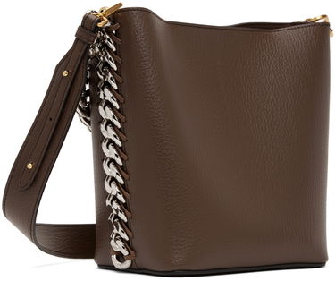 Handväska Stella McCartney Alter Mat Grainy Chain Shoulder Bag Brun | 7B0033WP0316, 2