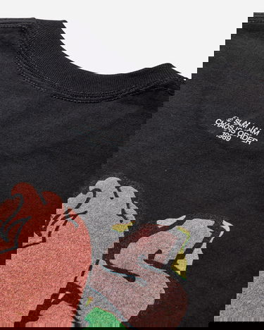 T-shirt Slam Jam Andre Thompson T-Shirt with SLAM JAM CHAOS IS ORDER Print Svart | SJANDRETEE1 BLK, 4