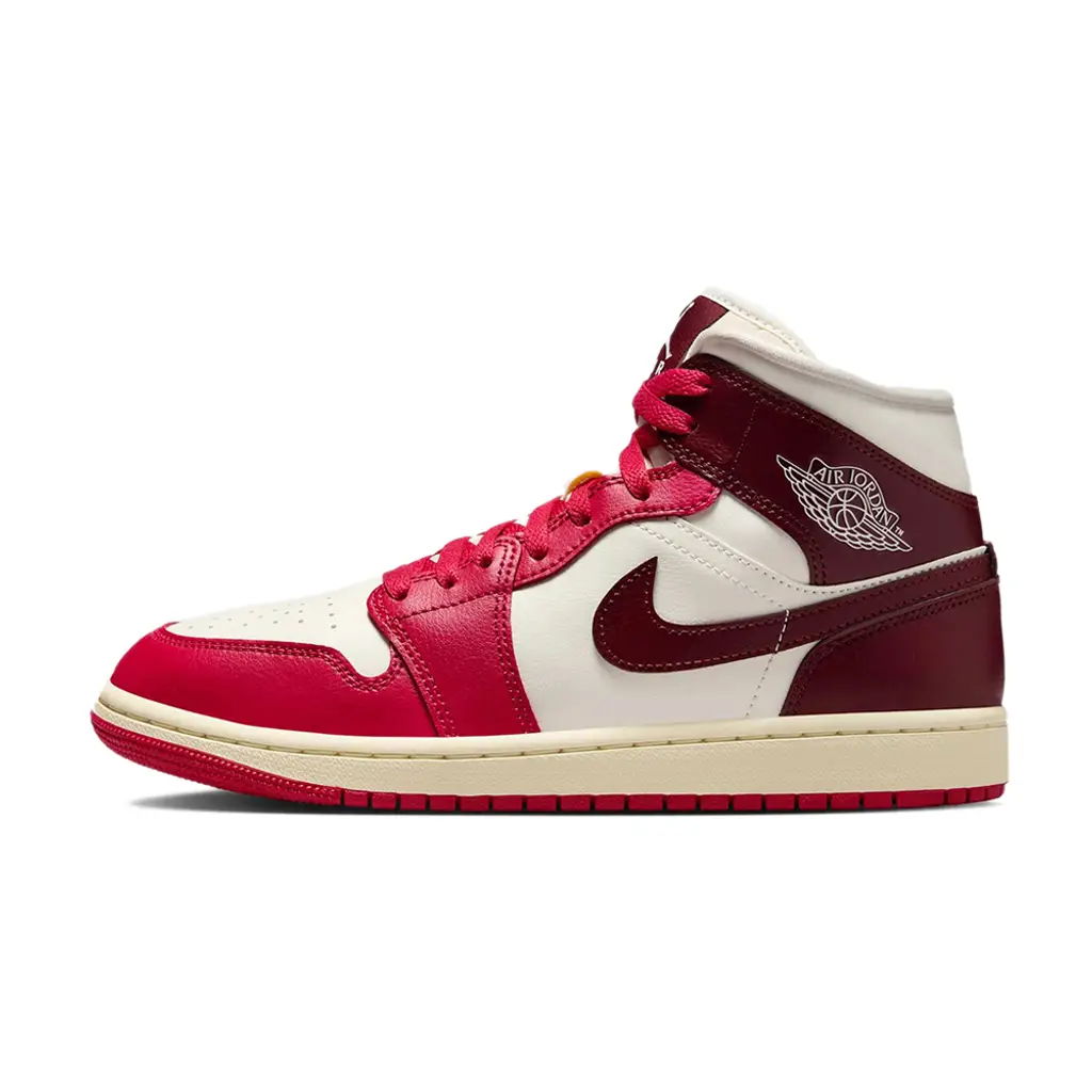 Sneakers och skor Jordan Air Jordan 1 Mid "Mystic Hibiscus" Bourgogne | BQ6472-119, 0