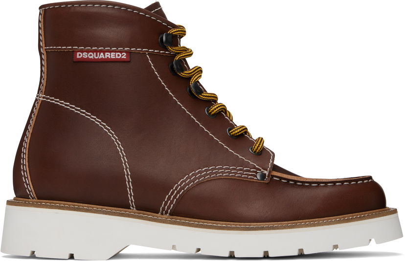 Kläder DSQUARED2 Dsquared2 Explorer Ankle Boots Brun | ABM0151_12900001_5061