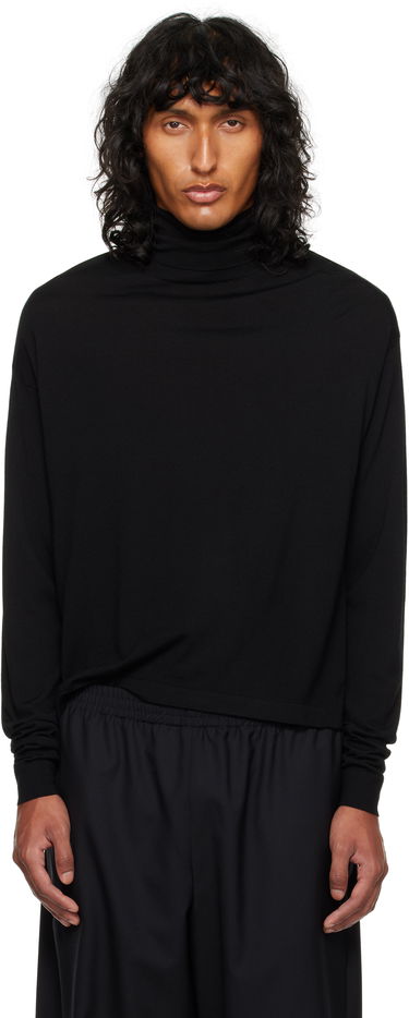 Sweater The Row Turtleneck Long Sleeve Top Svart | 839-Y590, 0