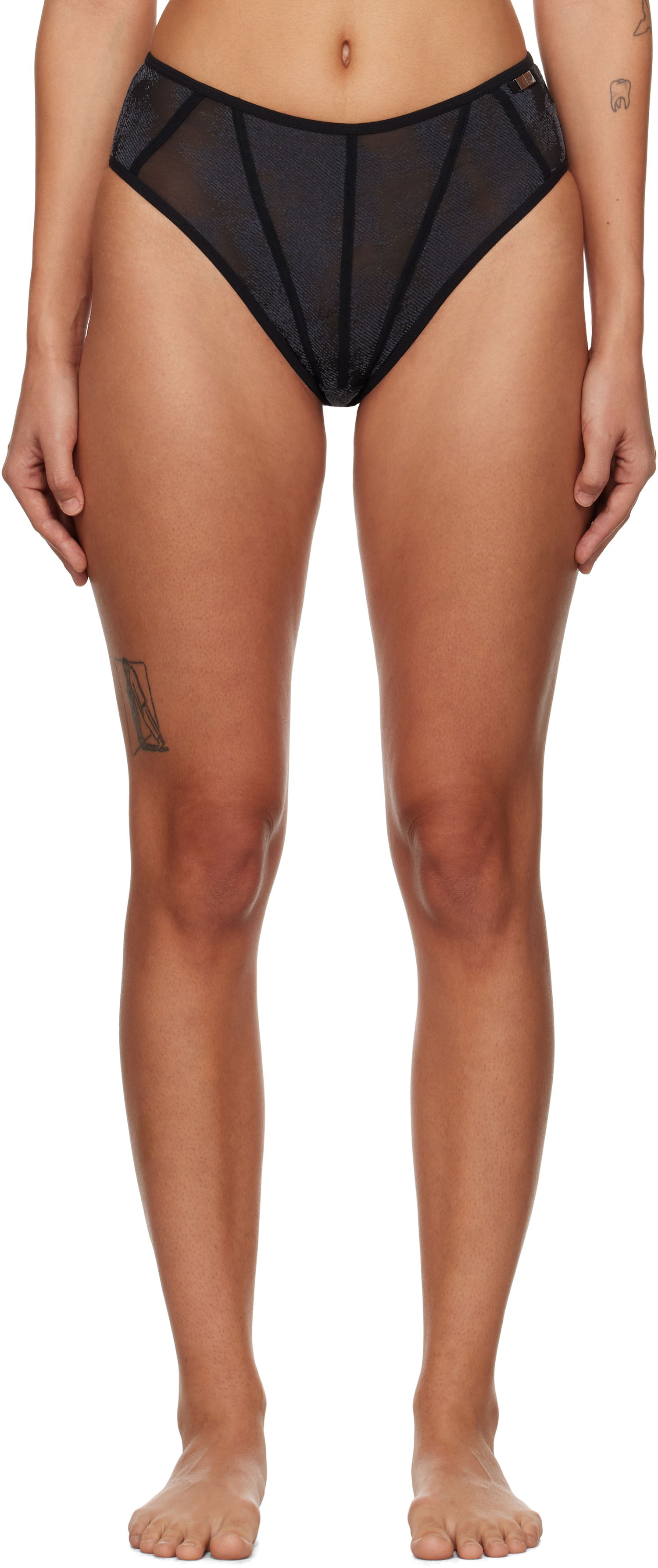 Trosor Diesel High-Waist Briefs Svart | A15620 0LKBW, 0