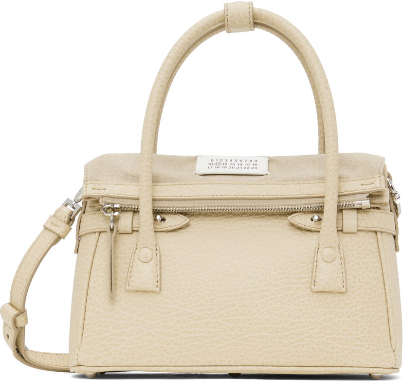 Handväska Maison Margiela Maison Margiela 5AC East West Small Bag Beige | SB1WD0034 P4348