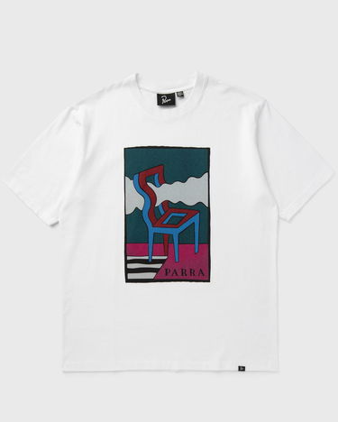 T-shirt By Parra Parra Smoke Chair Graphic T-Shirt Vit | 53500, 2