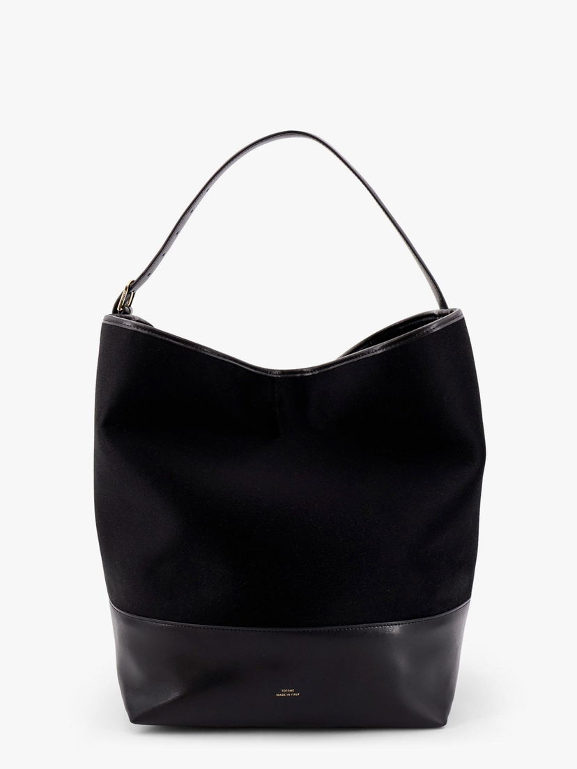 Tygpåse TOTEME Toteme Shoulder Bag Svart | 251WAL0069FB0006001