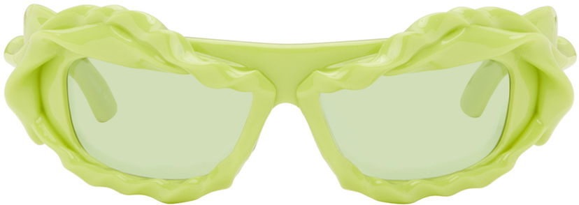 Solglasögon Ottolinger Ottolinger Twisted Sunglasses Grön | 1272601421