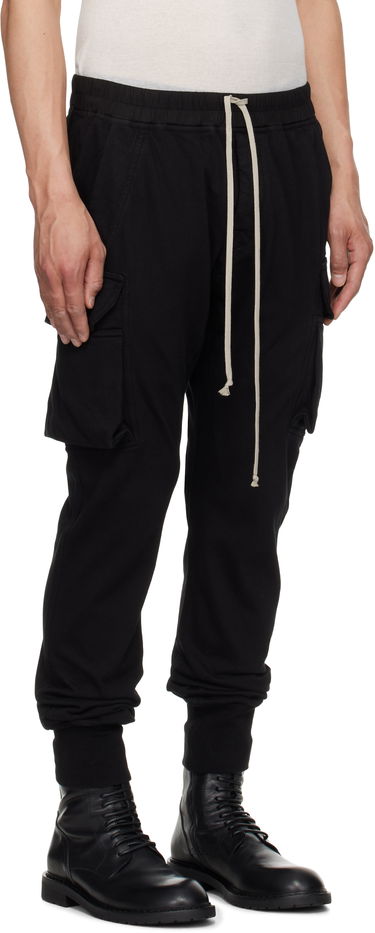 Träningsbyxor Rick Owens Rick Owens DRKSHDW Hollywood Mastodon Cut Cargo Pants Svart | DU01E3386 RIG, 1