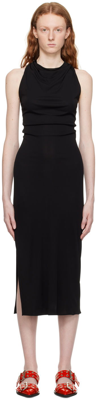 Klä Helmut Lang Helmut Lang Twisted Maxi Dress Svart | N05HW605
