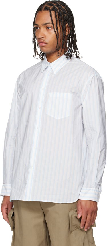 Skjorta Simone Rocha Simone Rocha Easy Striped Shirt Vit | 5394D 1222, 3