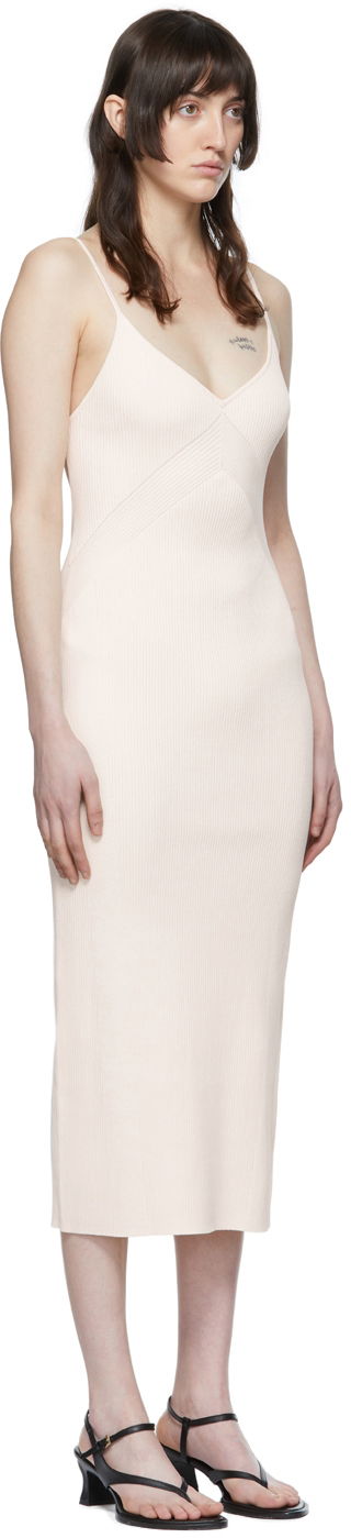 Klä rag & bone Viscose Midi Slip Dress Beige | WAS22P0061806, 1