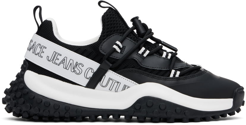 Sneakers och skor Versace Versace Jeans Couture Logo Hyber Svart | E78YA3SN2_EZSC69