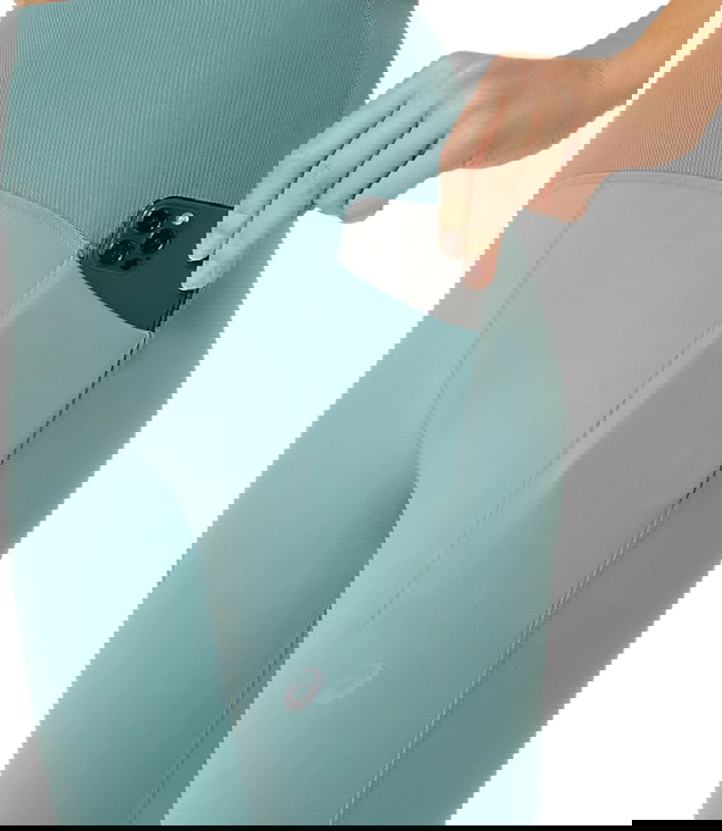 Damasker Asics ROAD WINTER HIGH WAIST TIGHT Grön | 2012d070-300, 1