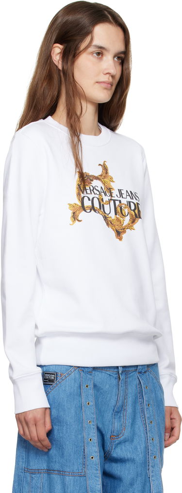 Sweatshirt Versace Couture Screen-Printed Sweatshirt Svart | E79HAIE06_ECF00E, 4