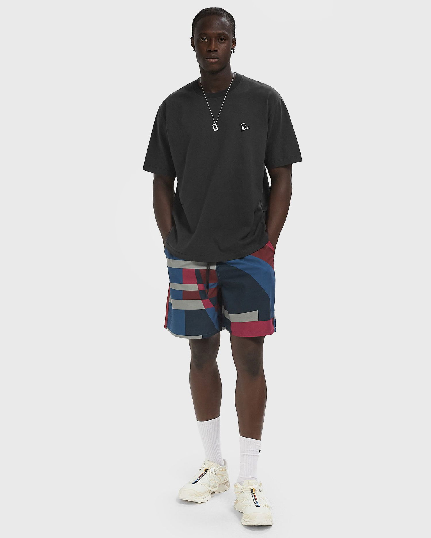 T-shirt By Parra Men's Signature T-Shirt Svart | 54118, 1