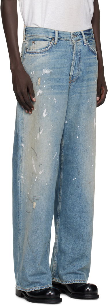 Jeans Acne Studios Acne Studios 1981 U Paint Splatter Jeans Blå | C00096-, 4
