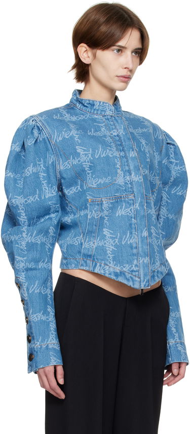 Jacka Vivienne Westwood Vivienne Westwood Filli Denim Jacket Blå | 1901001F-W014I-, 1
