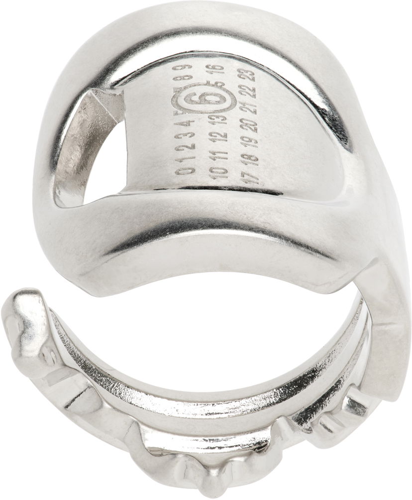 Ringa Maison Margiela MM6 Maison Margiela Bottle Opener Key Ring Metallisk | SM6UQ0084 P7210