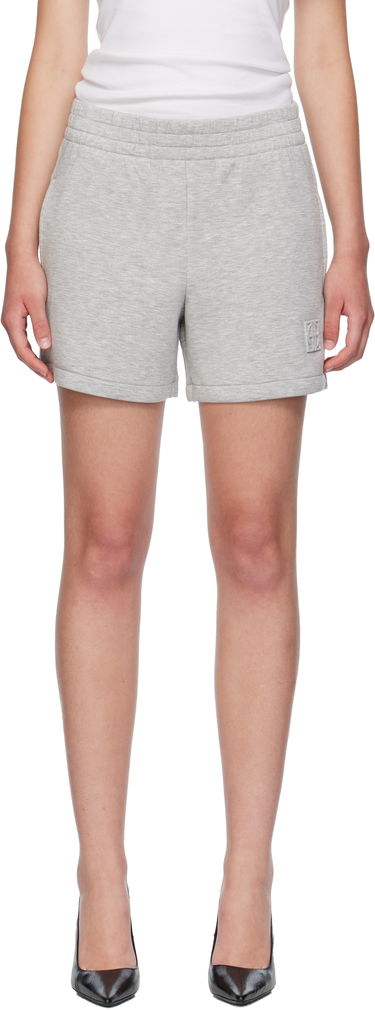 Shorts Anine Bing ANINE BING Kam Framed Monogram Shorts Grå | A-05-10655-GRY1, 0