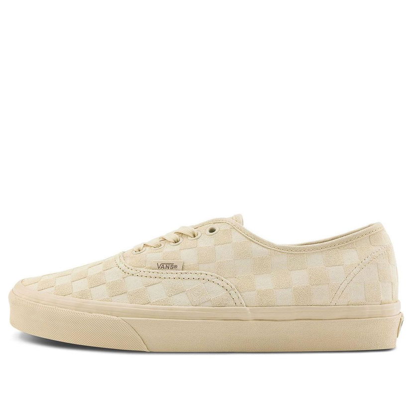 Sneakers och skor Vans Vans Authentic Mono Checkerboard Beige | VN0009PVTAN