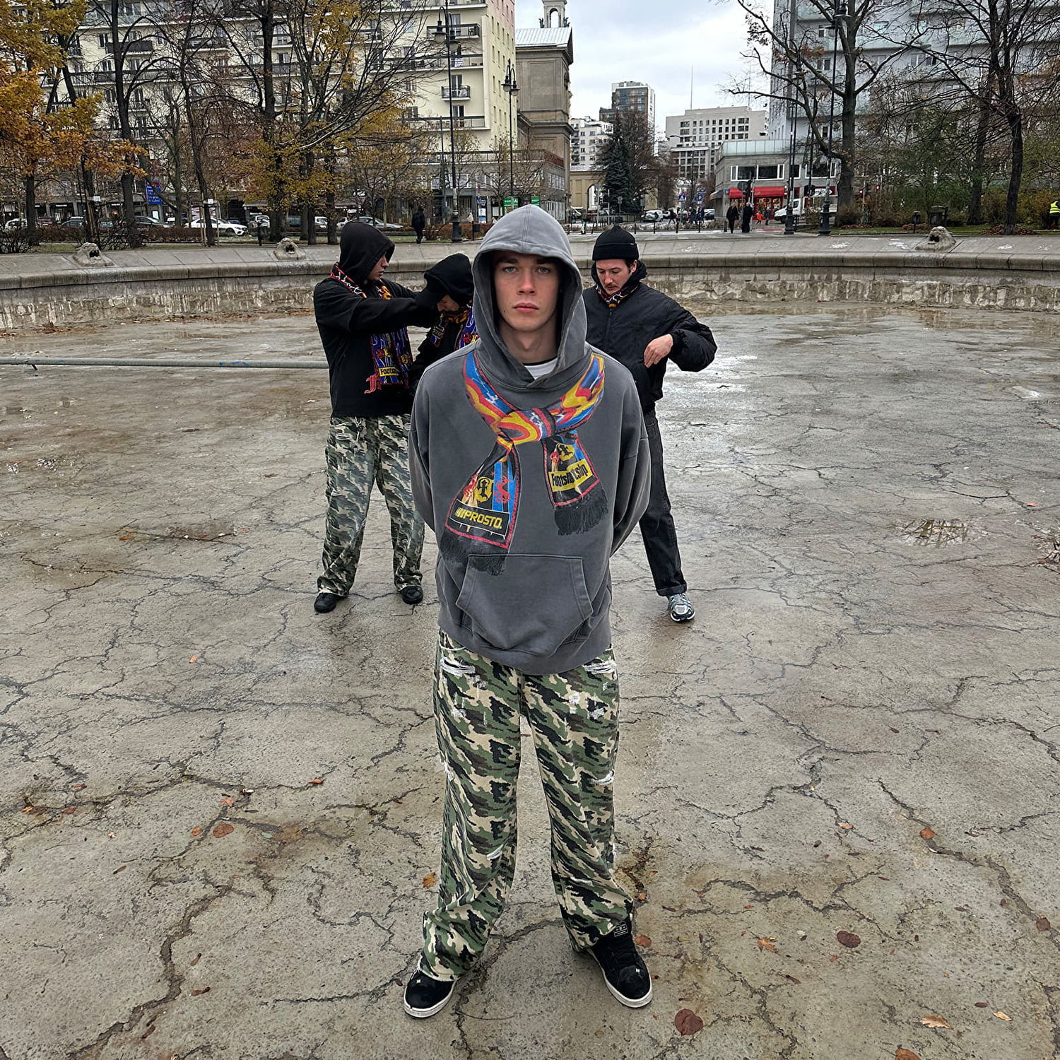 Sweatshirt Footshop FTSHP Hoodie Grå | FTSHP_413, 1