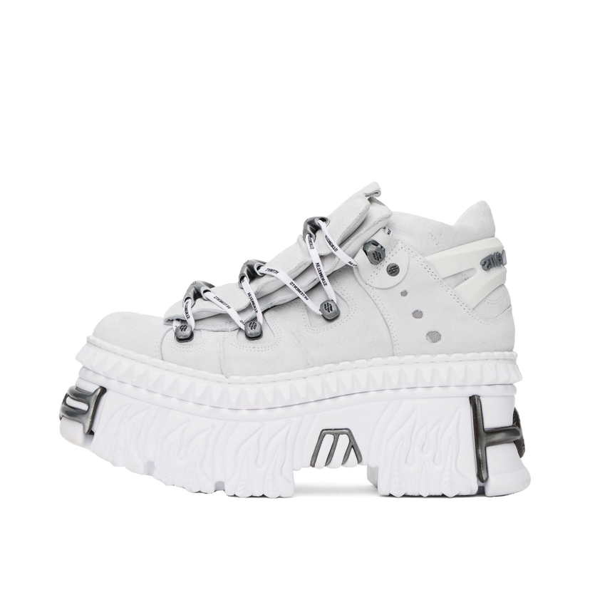 Sneakers och skor VETEMENTS New Rock Edition Fire Platform Vit | UA66SN100W