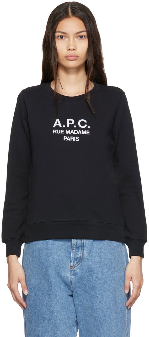 Sweatshirt A.P.C. Rufus Svart | COEZD-F27561, 0