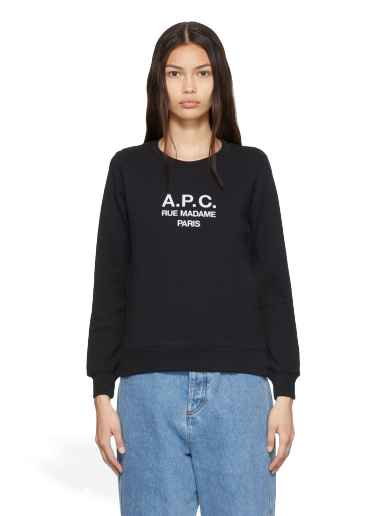 Sweatshirt A.P.C. Rufus Svart | COEZD-F27561