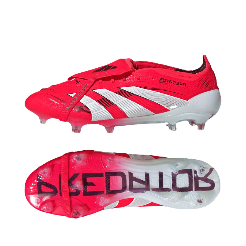 Sneakers och skor adidas Performance Predator Elite Fold-Over Tongue Firm Ground Röd | ID8966