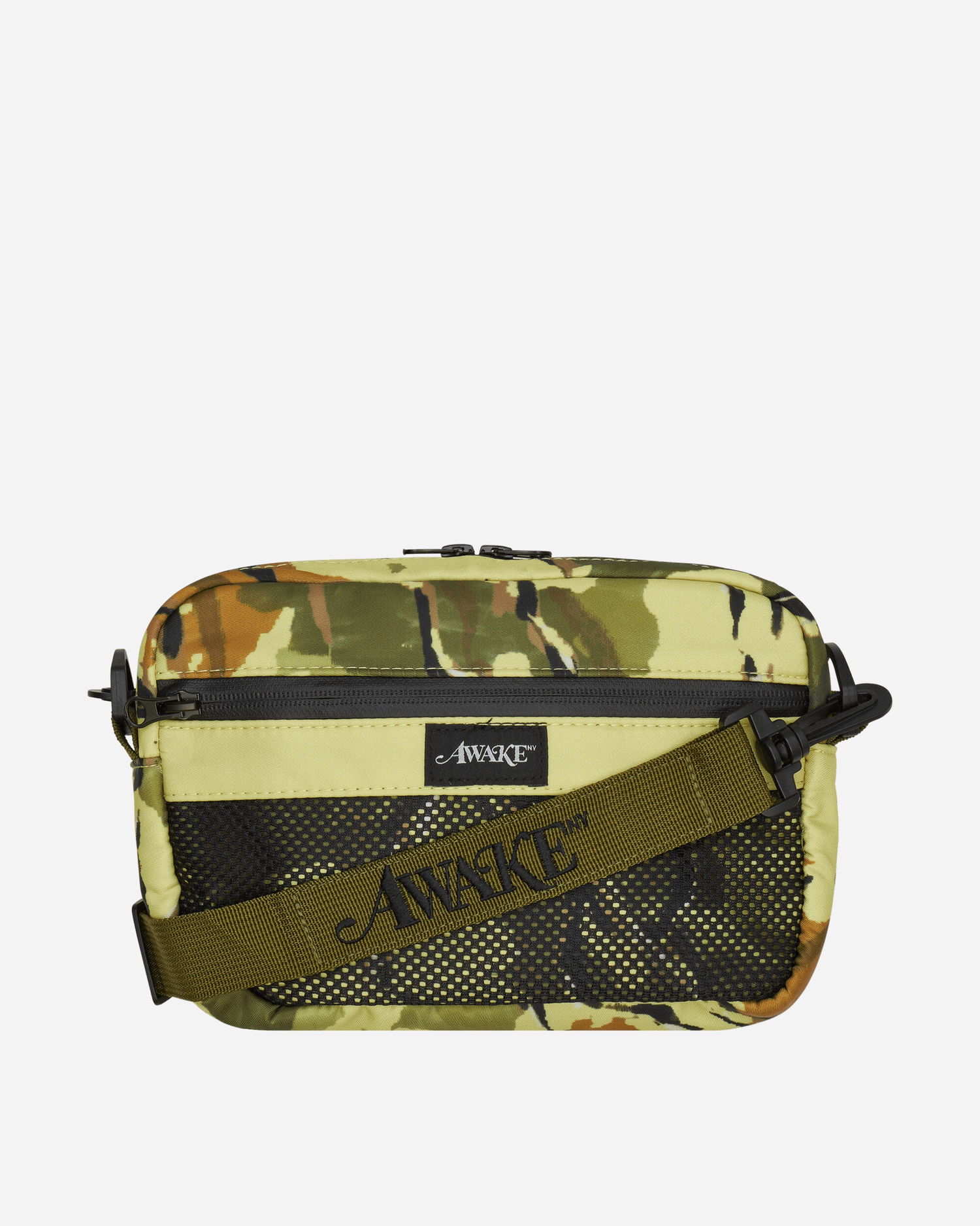 Axelväska Awake NY Canvas Logo Messenger Bag Grön | AWK-SP23-AC002  GRE, 1