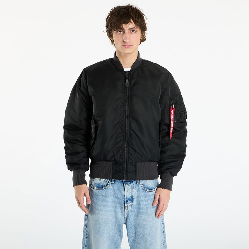 Bomberjacka Alpha Industries Bomber Jacket MA-1 Distressed Svart | 258128-03