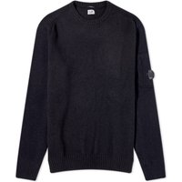 Sweater C.P. Company Fleece Knit Crewneck Mörkblå | 15CMKN197A-006170A-888, 1