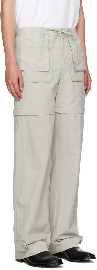 Byxor Helmut Lang Helmut Lang Convertible Utility Trousers Grön | O05HM201, 4