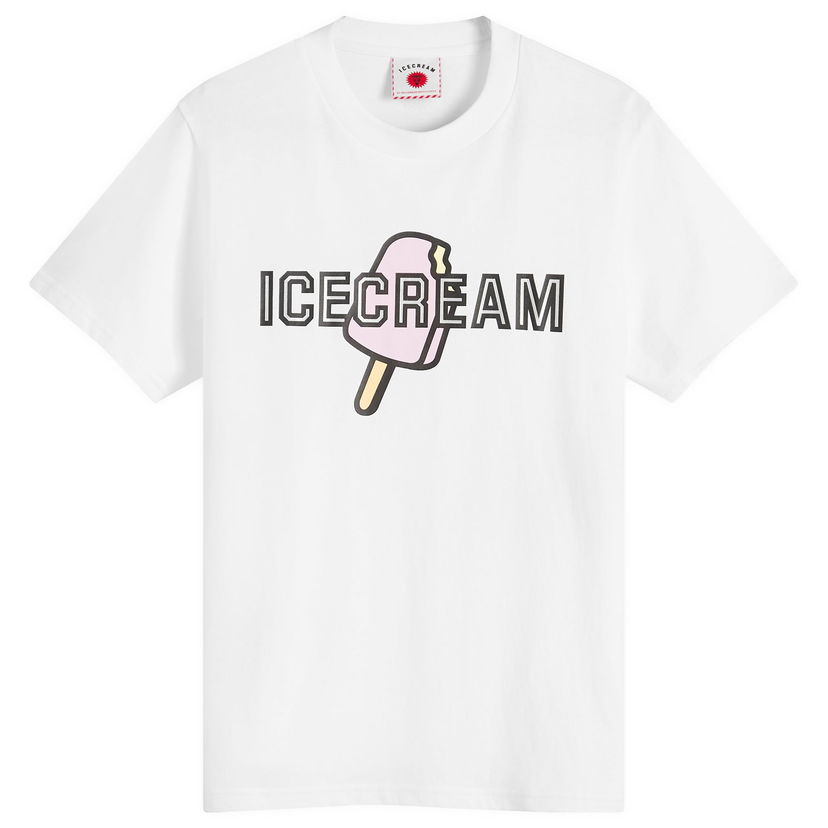 T-shirt BBC IceCream Popsicle Graphic T-Shirt, Size Large Vit | ICWW25315-WHT