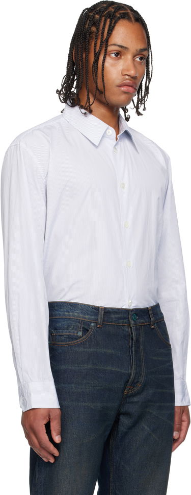 Skjorta OUR LEGACY Beyond Striped Button-Up Shirt Vit | M4252BD, 1