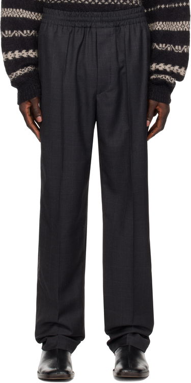 Byxor ISABEL MARANT Isabel Marant Nahili Checked Trousers Svart | 23APA0074HA-A3F61H, 0