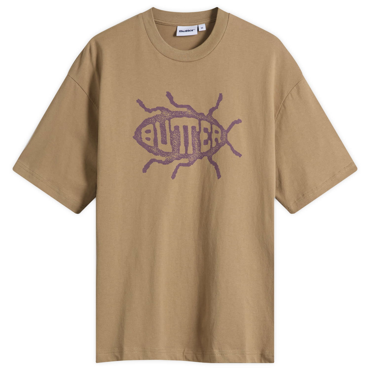 T-shirt Butter Goods Roach Graphic T-Shirt, Size Large Brun | BG253107-STN, 1