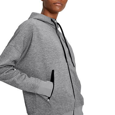 Sweatshirt On Running Zipped Hoodie Grå | 1WE11800423, 4