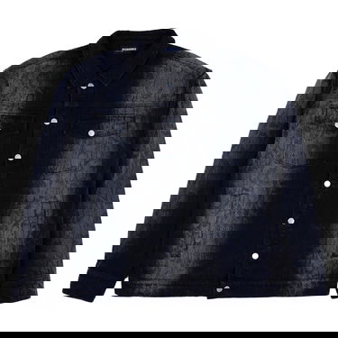 Jacka Pleasures Encore Trucker Jacket Svart | P22W023-BLACK, 7