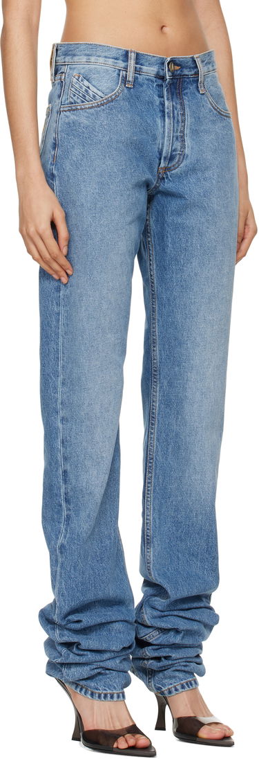 Jeans The Attico Attico Long Scrunch Jeans Blå | 250WCP00214 DDD085AA, 1