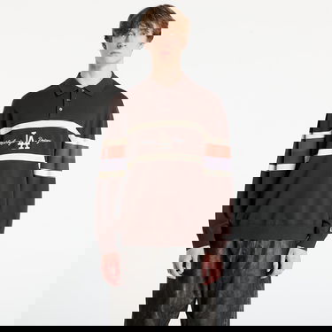 Skjorta New Era MLB LA Dodgers Striped Knit Rugby Shirt Brun | 60758747, 0