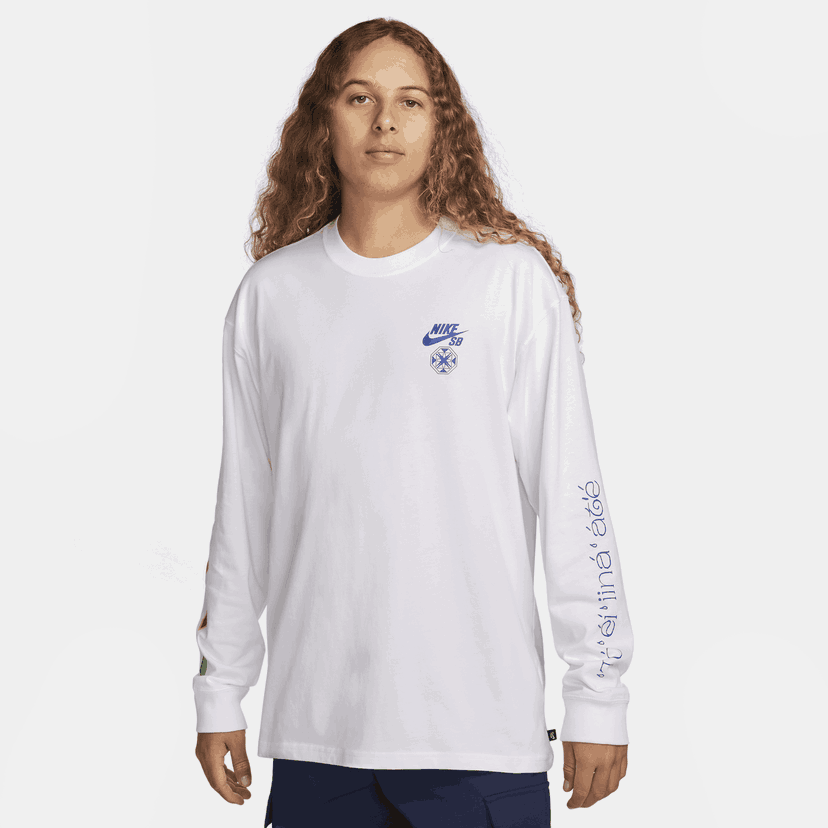T-shirt Nike SB Di'Orr Greenwood x Max90 Vit | FZ0357-100