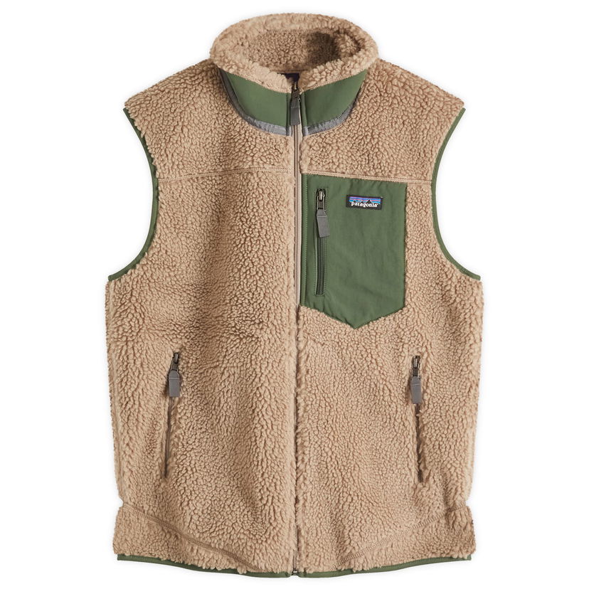 Väst Patagonia Classic Retro-X Fleece Vest Beige | 23048-SBDY