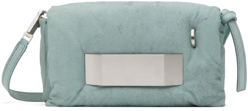 Axelväska Rick Owens Rick Owens Porterville Pillow Griffin Bag Turkos | RA02D0545 LBAPA