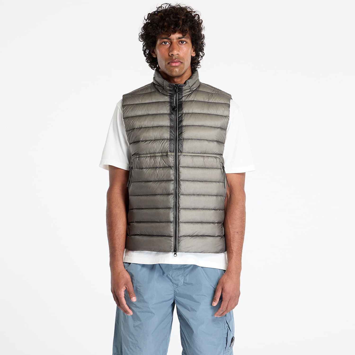 Väst C.P. Company C.P. Company DD Shell Lens Down Vest Grå | 18CMVE201A006099A-935, 0