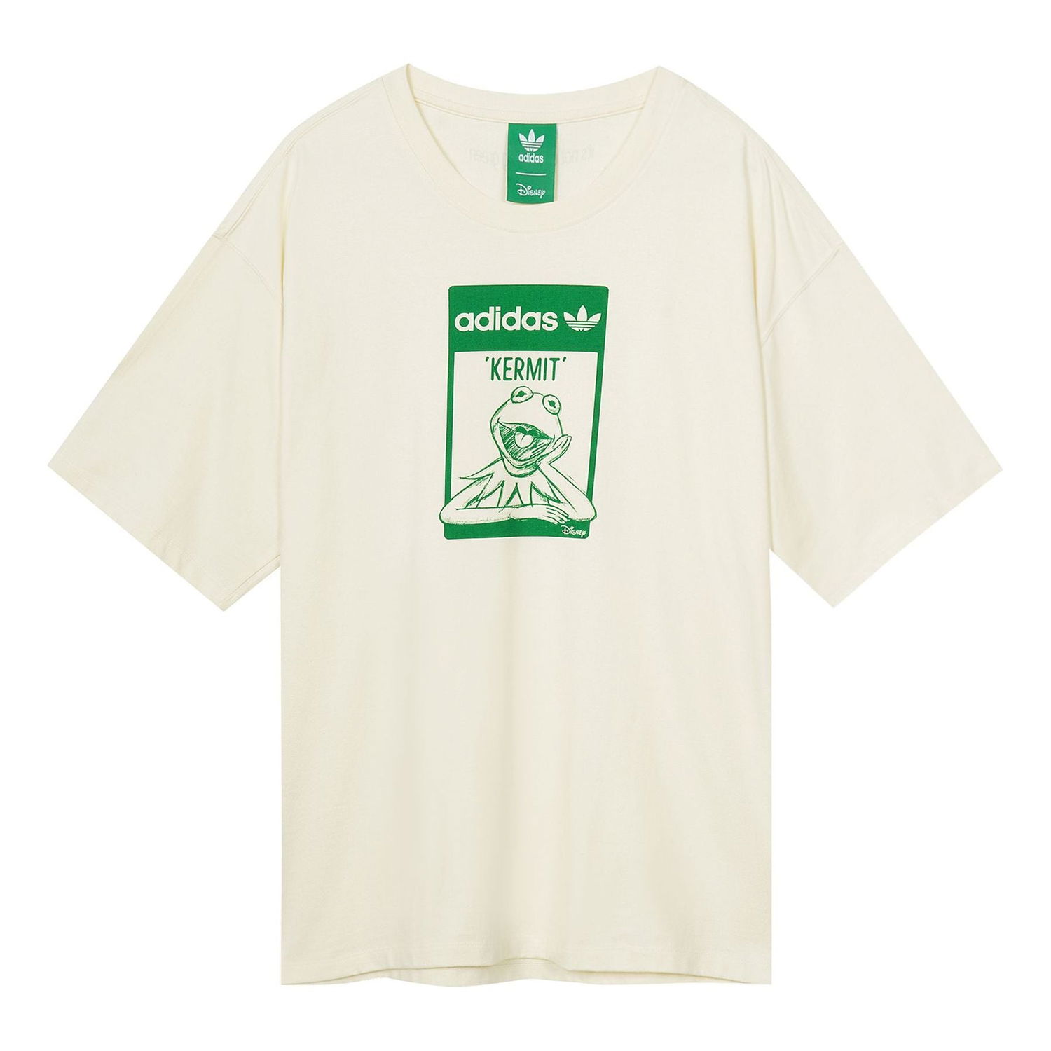 T-shirt adidas Originals Kermit the Frog Graphic Print T-Shirt Beige | GQ4152, 0